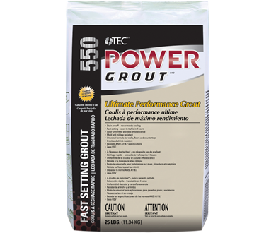 We stock the most common colors of Power Grout
